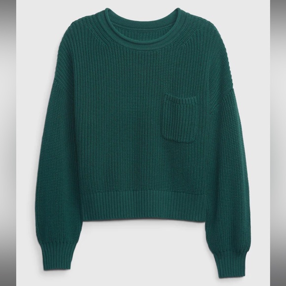 gap shaker stitch pocket sweater